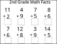 2nd Grade Math Problems | Math Pyramid