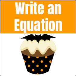 Write an Equation Halloween Math