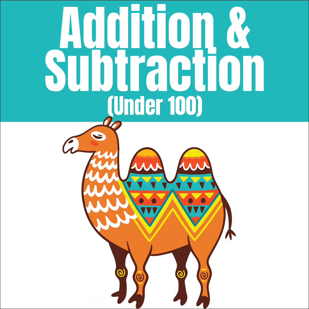 Addition and Subtraction Under 100 Desert