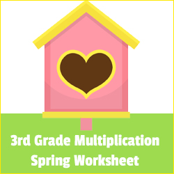 Spring 3rd Grade Multiplication Practice