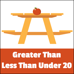 Greater Than or Less Than Under 20