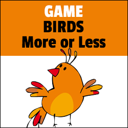 Birds: More or Less Math Game