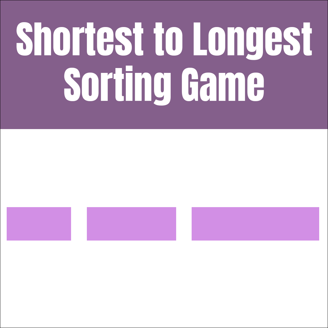 Shortest to Longest Sorting Game