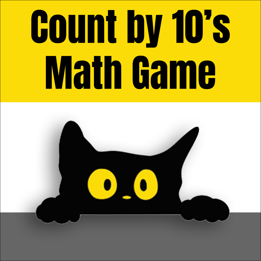 Count by 10s Math Game Skip Counting