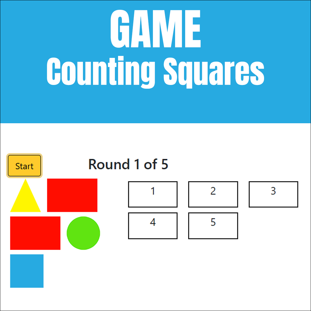 Counting Squares Math Game