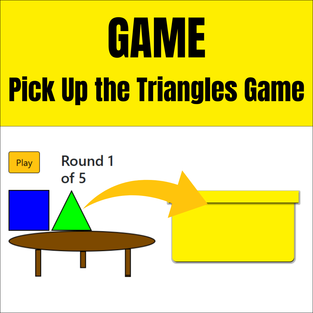 Select Up the Triangles Game